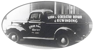 photo of the Fentons' first truck